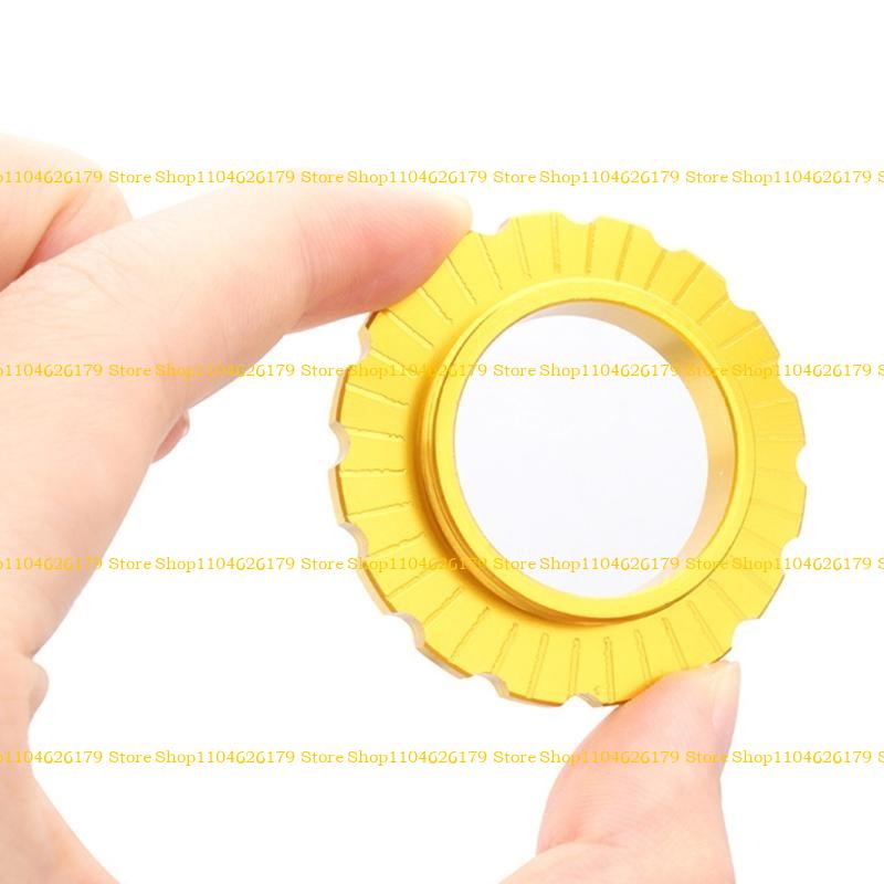 A1A2 9/12/15/20mm Bike Disc Brake Hubs Rotor Lockring Bike Centerlock Lock Lockring Rings Cover Bike Brake Rotor, Disc Center