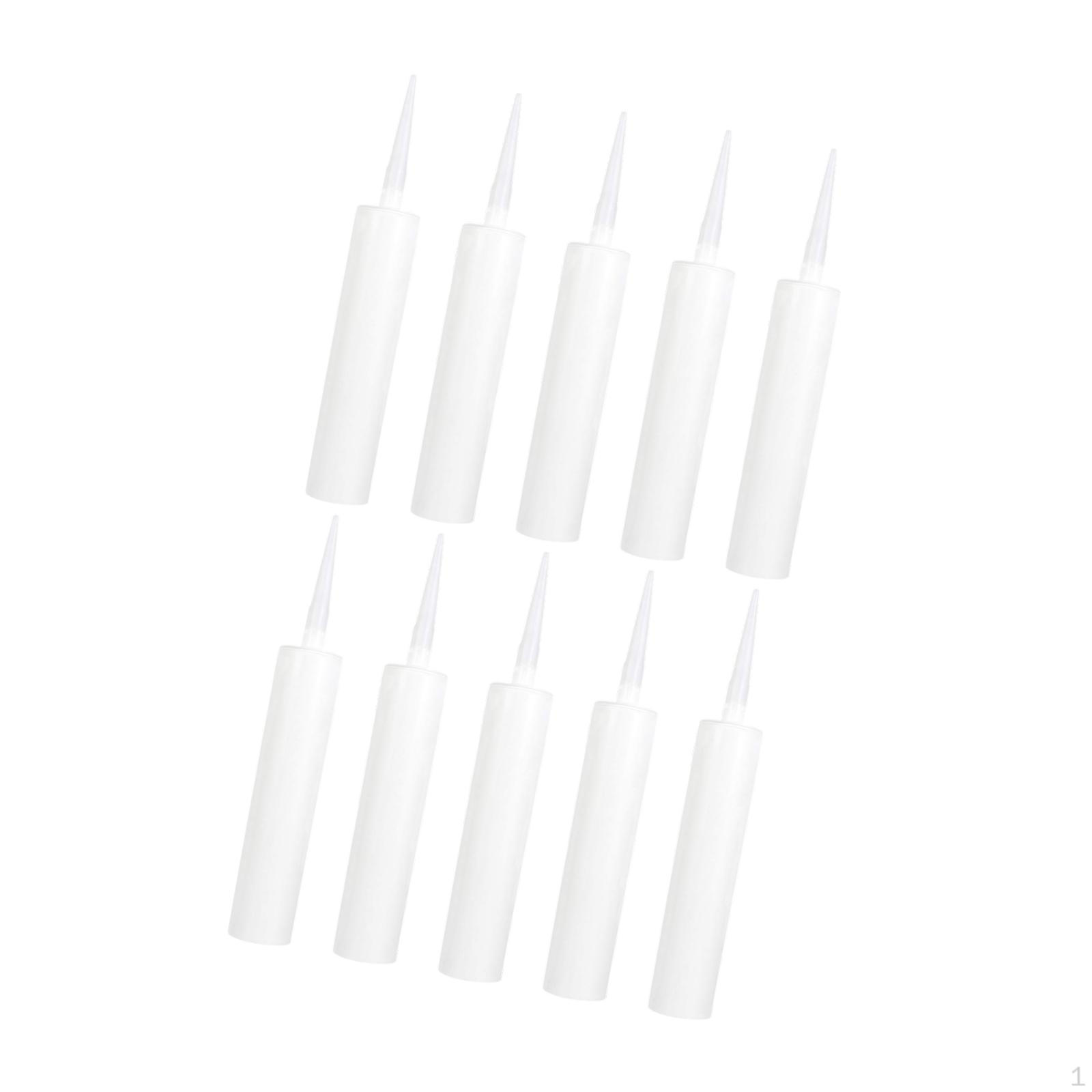 

Пустые тубы для герметика, герметик для герметизации, 310 мл, картриджи для обслуживания с насадками 10Pcs