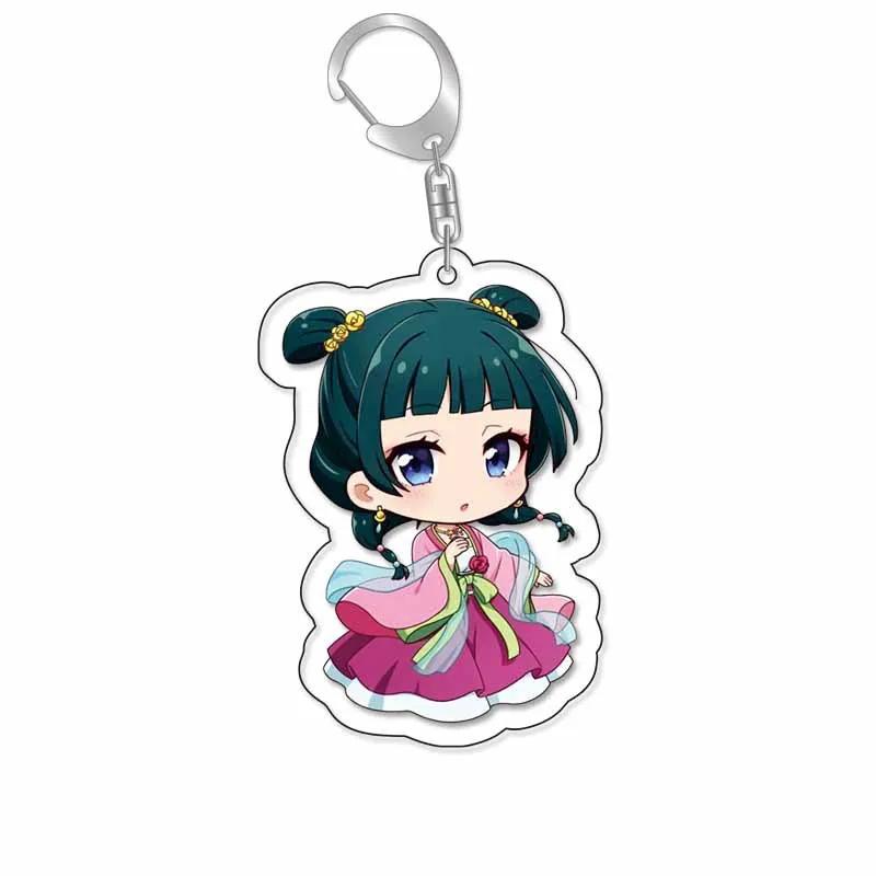 1pc Anime The Apothecary Diaries Cute Maomao Maomi Keychain Cartoon Keyring Bag Tag Baji Trendy Gift