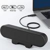 Mini Soundbar Speaker Clip Portable USB Wired Computer TV PC Laptop Desktop Subwoofer Sound Box Music Caixa De Som Bocina Coluna