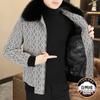 2025 winter cold protection casual windproof men's fashion stand-up collar thickened men's wear thickened warm jacket