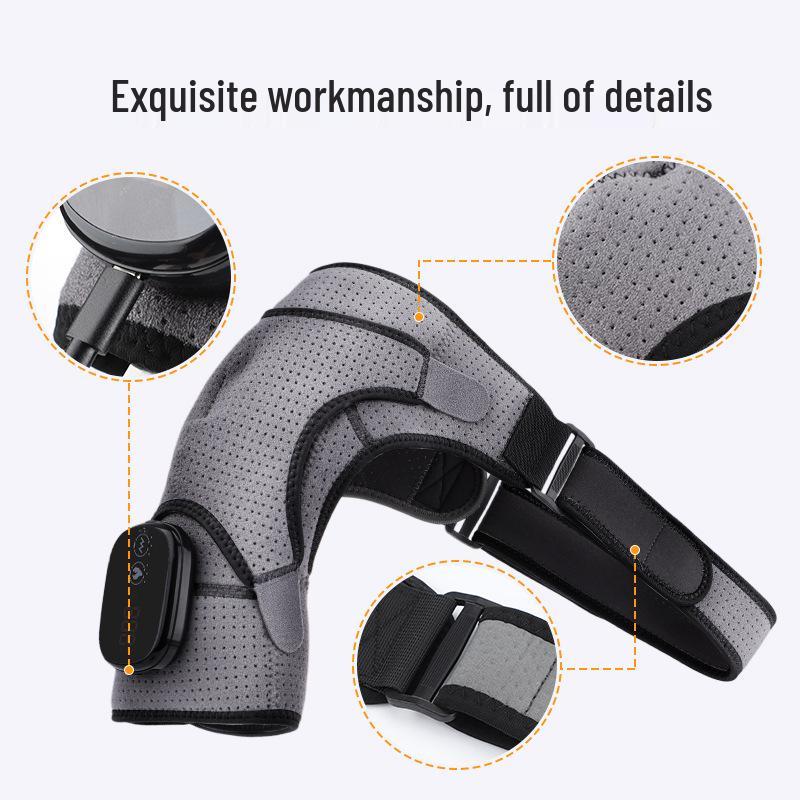 Rechargeable Heated Shoulder Massager with Touch Screen Controller