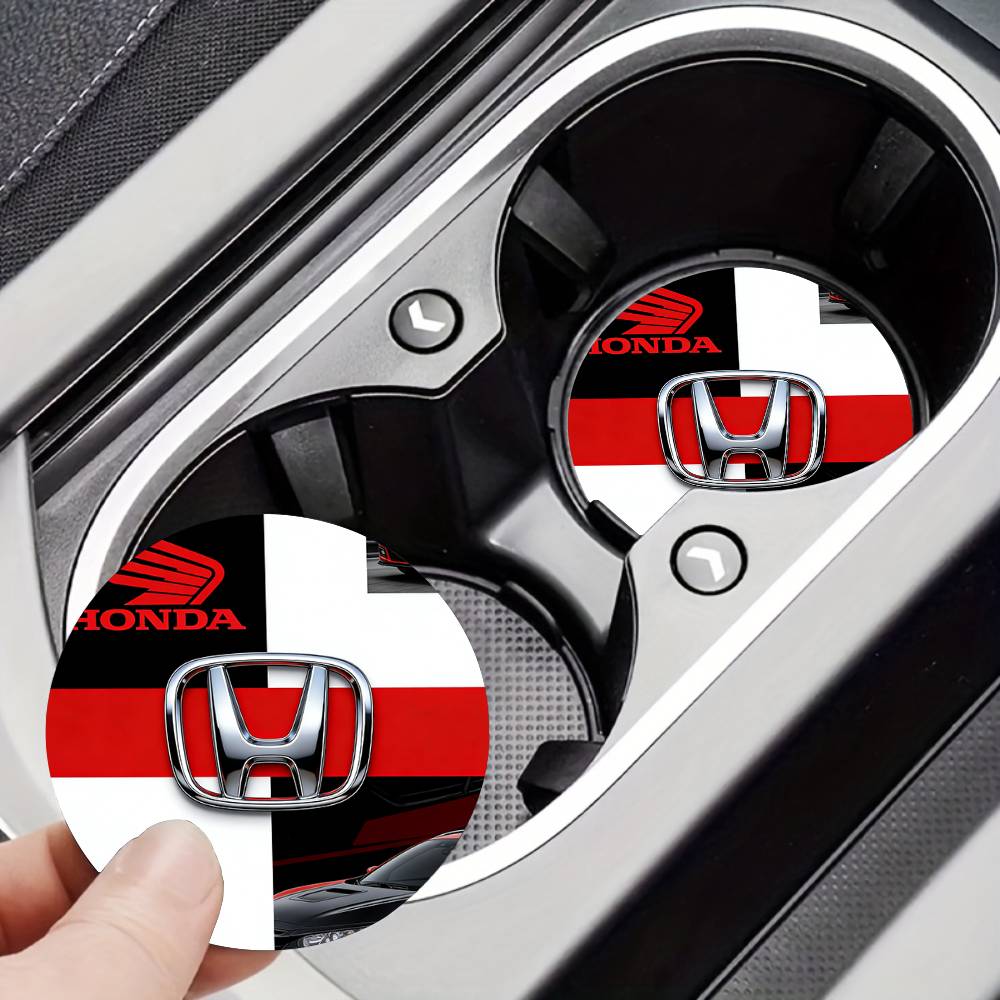 AAADC1 For Honda New Car Cup Holder Anti-Slip Silicone 7cm Insert Coaster Mat Universal Car Accessories Black Fit Most Cars