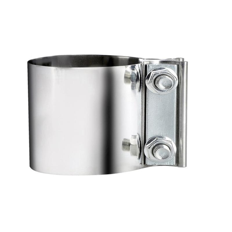 Car Exhaust Pipe Coupling Secure Exhaust Pipe Clamp Noise Reduction Exhaust Pipe Adapter Easy Install for Improve Sound 35