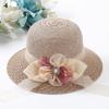 2024 Summer Sun Protection Hat Ladies Panama Caps Women Straw Hat Sun Hats Wide Brim Beach Cap Girls Bowknot Ribbon Outdoor