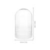 6pcs Plastic Water Kit Clear Diy Snow Globe With Screw-Off Cap For Craft Wedding Party Decoration Christmas Ornament Transparent