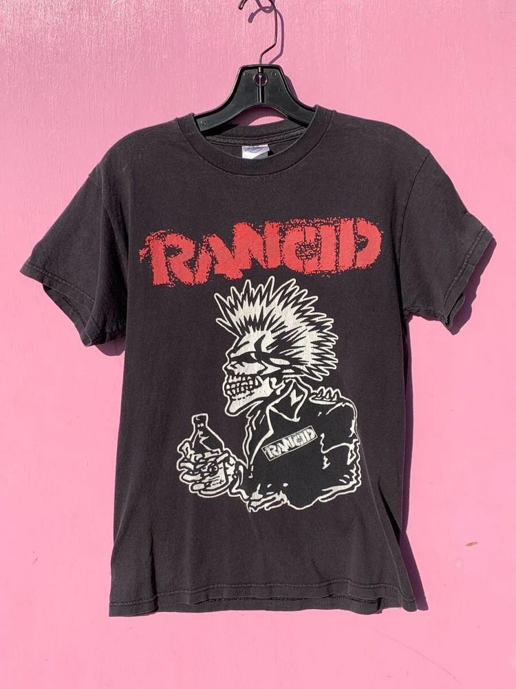 Панк-рок группа Rancid, короткий рукав, черный цвет, классическая футболка KV28715, унисекс футболка XXXXL