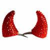 Rhinestone Cow Horn Hairband Glitter Horn Hairpins Cute Halloween Hair Hoop  Makeup Up