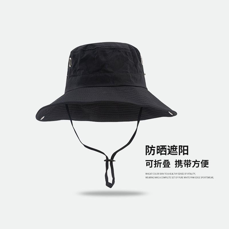 Bucket hat outdoor men's hat summer thin anti-ultraviolet women's sunshade quick-drying sunscreen breathable mountaineering hat
