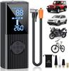 Tire Inflator Portable Air Compressor,150PSI Portable Air Pump for Car Tires,Pressure LED Display,3X Faster Inflation Portable Air Pump for Car