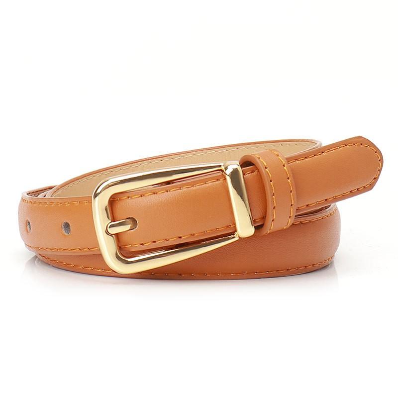 Womens Leopard Print Buckle Belt With Metal Pin Clasp - Fashionable Waistband Jeans Casual Office Wear