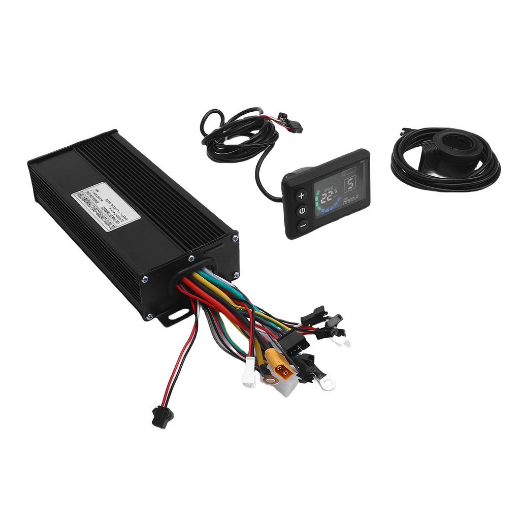 Electric Controller Kit for Scooter Bike Water Proof Brushless Motor 36V48V52V 40A 3 Modes with LCD 