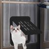 Dog Door Magnetic Lockable Inside Door Flap Cat Window Door Cat Screen Barrier Sliding Door Window Screens Doggy Door Insert For
