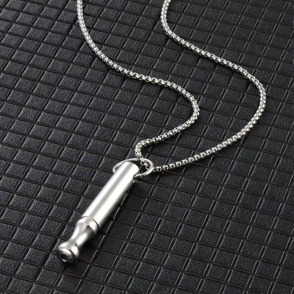 Whistle Mindfulness Breathing Necklace Yoga Meditation Pendants Female Lady Girl