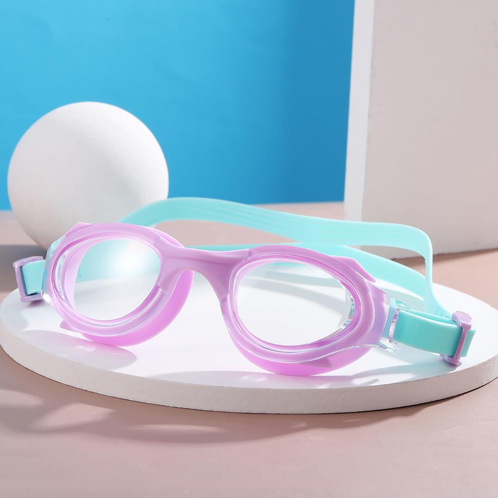 High-definition Kids Swimming Goggles Boys and Girls Large-frame Diving Goggles Goggles Waterproof Fog Goggles Bag