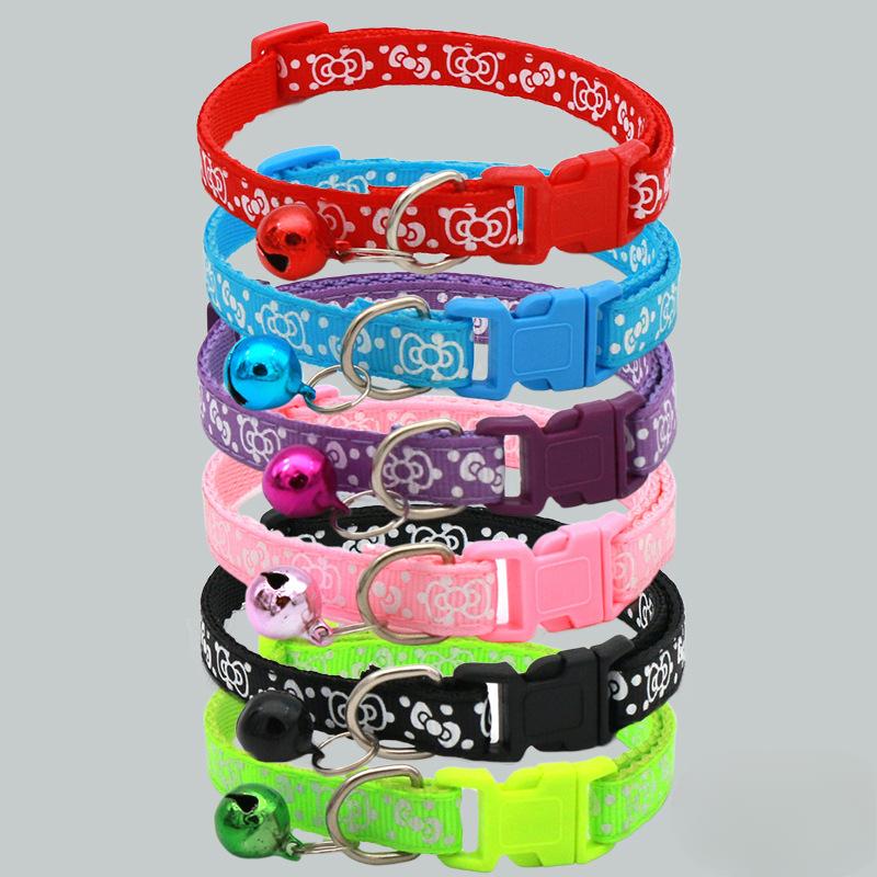 

Pet Bow Patch Collar Knitted Bracelet Gift Cat Dog Pet Collar bow sticker