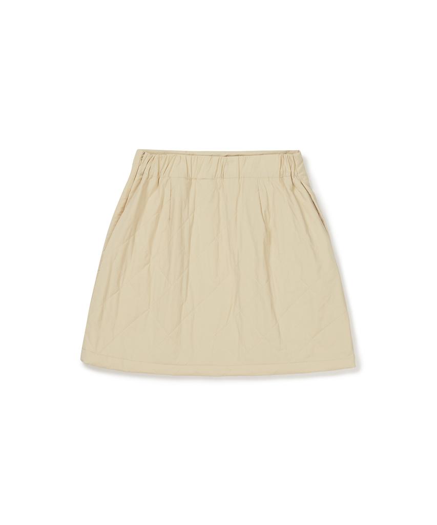 Clove [24Fw Clove] Quilted Skirt (Beige)