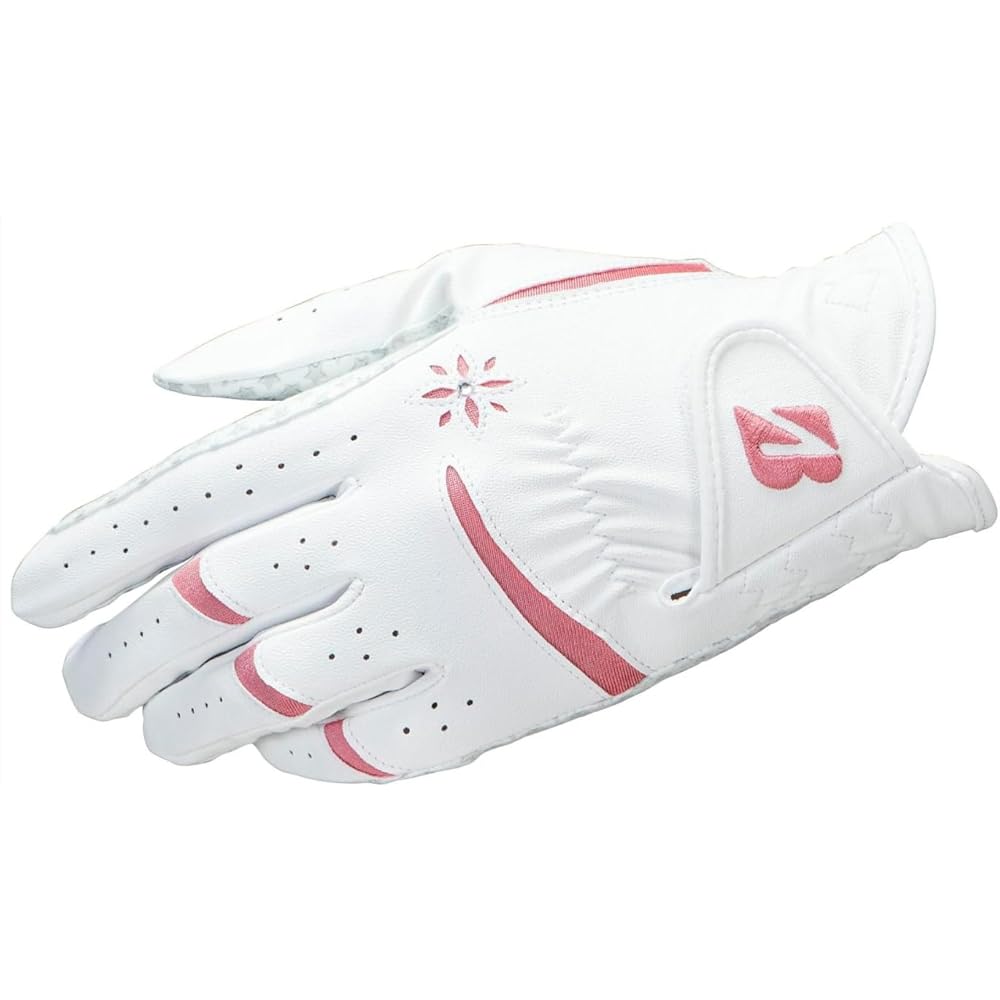 Bridgestone Ultra Grip Lady Golf Glove White/Pink Left Hand 20cm Women's