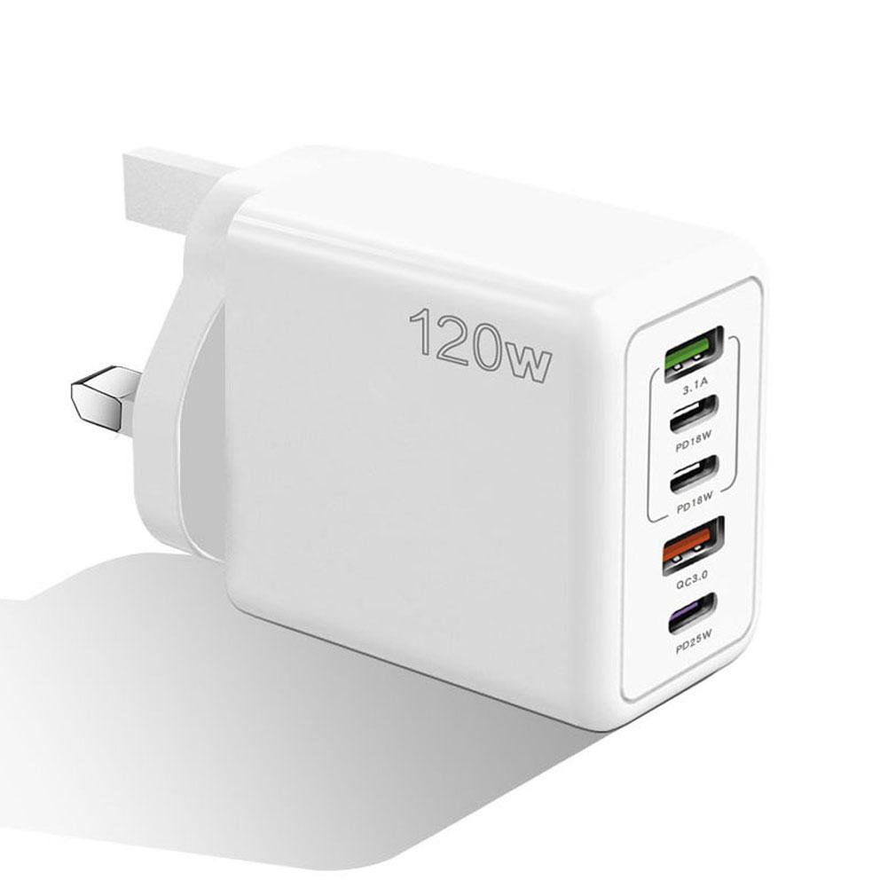 USB C Charger 120W Fast Charging Type C PD QC3.0 Mobile For IPhone Adapter Realme D3Z2