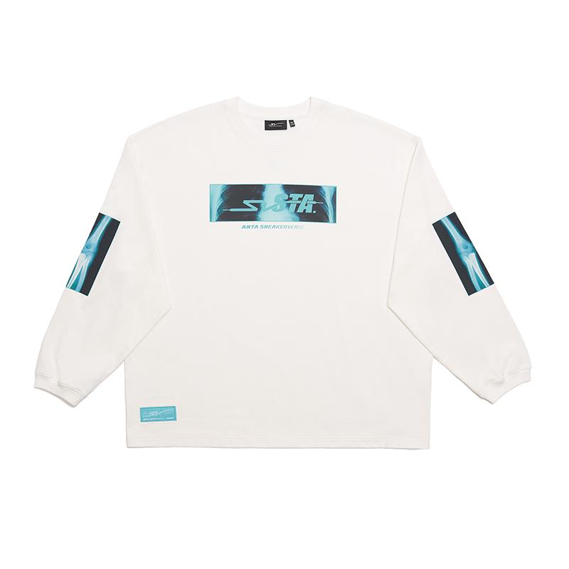 Anta Повседневный Удобный Простой Универсальный Уличный Вязаный Свитер Унисекс топы 172548401V-2 L