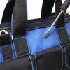 Heavy-Duty Repair Tools Bags Waterproof Hard Bottom MultiPocket Toolkit Wear-Resistant Wide Mouth Tote for Various Instrument