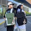 Schoolbag Fashion Contrast Flip Student School Bag Large Capacity Lightweight Art Student Backpack Leisure Commuter High Value Backpack