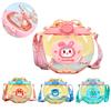 Sweet Donut Design Drinking Cup For Children With Straw
