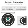 2pcs Car Coaster Drink Bottle Holder Anti-slip Mat Water Cup Pad For Skoda Kodiaq Fabia Kamiq Karoq Octavia 2 3 Rapid Scala Kami  JC6