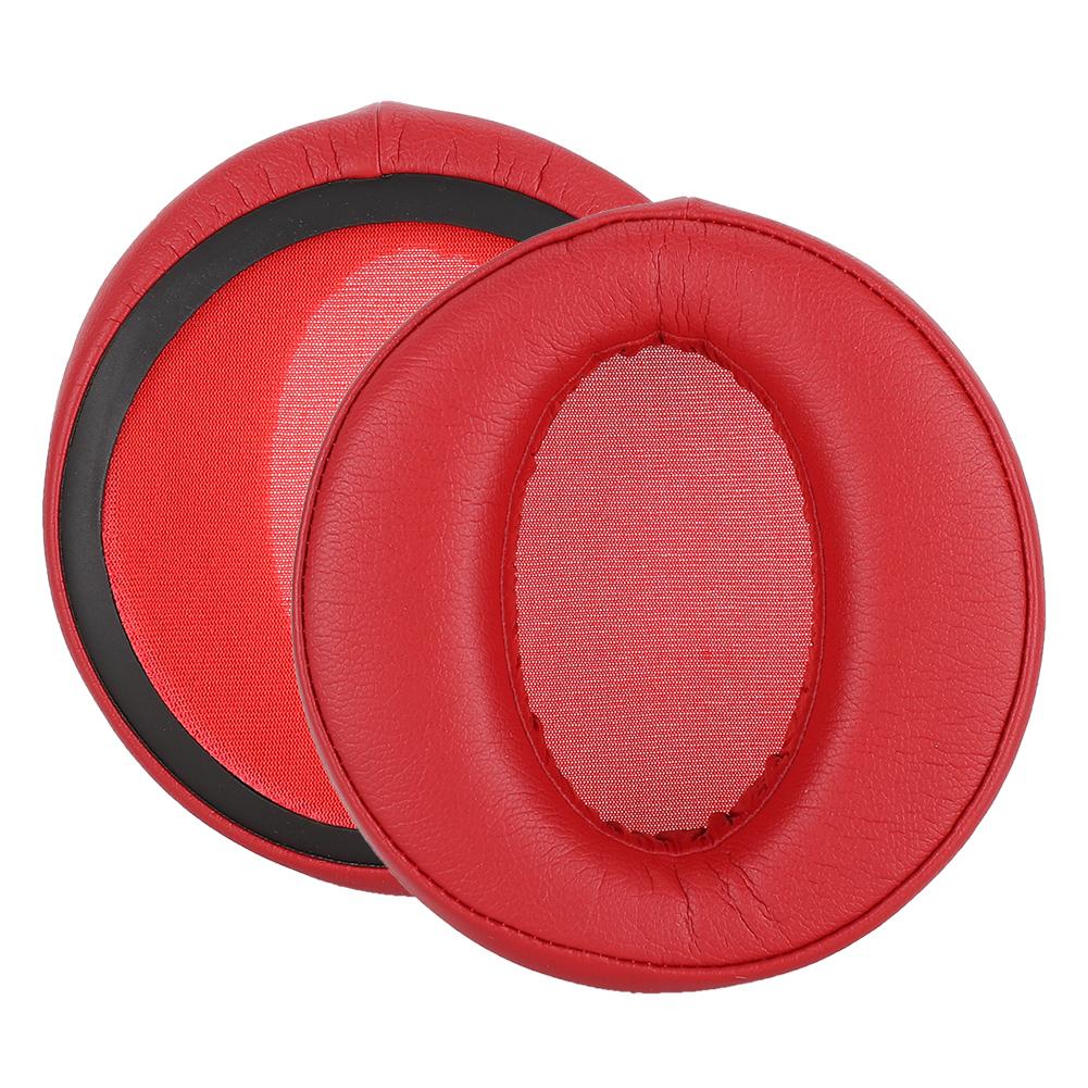 2PCS Earphone Headphone Ear Pad Cover Cushion Replacement for Sony MDR XB950BT (Red)