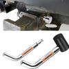 High Security 5/8 And 1/2 Inch Trailer Hitch Pin Coupler Receiver Lock With Reinforced Design For ATV Camping Trailers