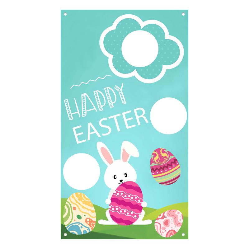 Easter Bunny Beanbag Toss Game & Party Decoration
