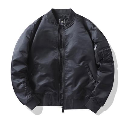 Pánská podzimní a zimní bomber bunda, baseballový dres, trendy ležérní oblečení, fleecová bunda pro muže
