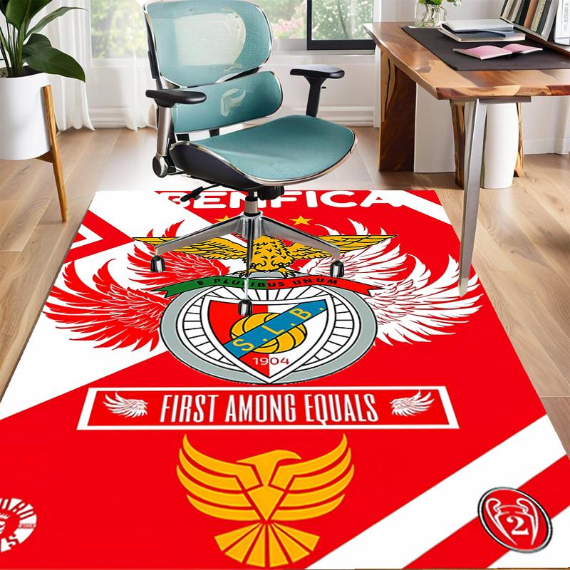 1pc Football Team Design Area Rug - Non-Slip, Soft & Cozy Floor Mat for Living Room, Bedroom, Office - Indoor/Outdoor Decorative Carpet