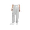 Nike Logo Waistband Cuffed Casual Knit Joggers Women Joggers Gray DR6228-063