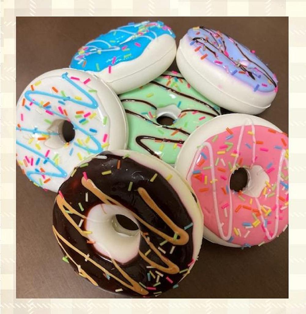 Essen Essen Interieur Werbe- [pkpohs] Muster, Donuts, Kuchen, lebensecht, Spielzeug, Ausstellung, Dekoration, (Donuts)