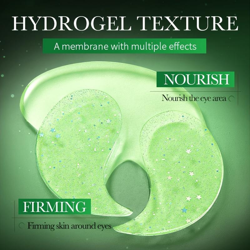 60 ks/krabička Okurková kolagenová hvězdná oční maska, Vzhled tmavých kruhů, Hydratuje, Hladká a jemná světle béžová, Zlepšuje suchou světle béžovou pokožku kolem očí