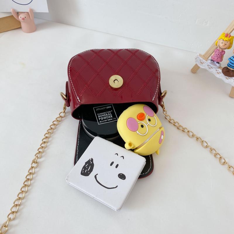 Children's bag women's new children's bag cute small satchel foreign fashion girls chain messenger bag tide