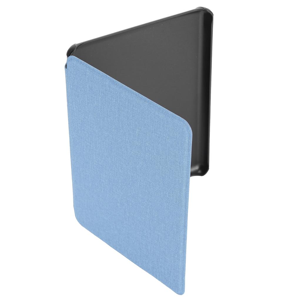 EBook Faux Leather Cover Lightweight Cloth Pattern Protective Case for Kindle 658 2019(Light Blue )