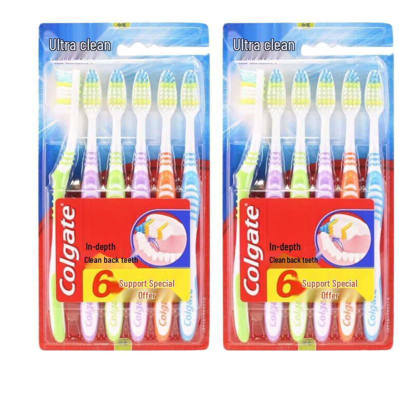 Colgate Super Clean Soft Bristle Toothbrushes 12-Pack