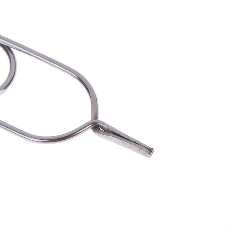 Reliable Stainless Steel Hackle Pliers with Feather Wrapping Clips for Fly Tying and Fishing Adventures