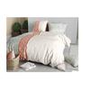 Housse De Couette + 2 Taies - Arabesque - 220 X 240 Cm - 100% Coton - Motifs Floraux Et Graphiques