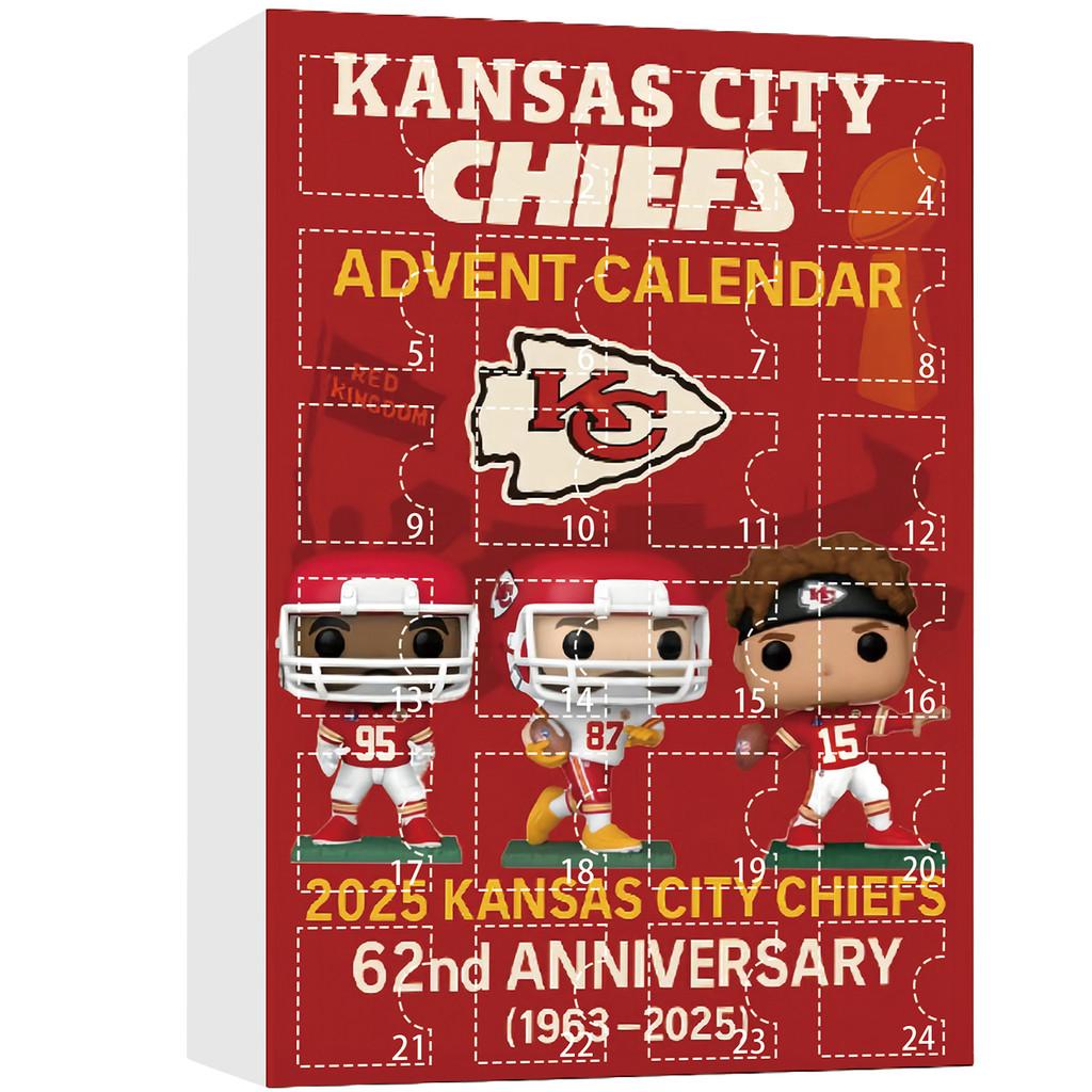 Christmas Blind Box Decor With Travis Kelce Football Theme For Holiday Gifts