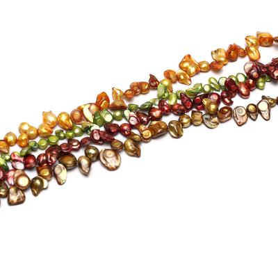 1String, Baroque Natural Freshwater Pearls Beads for Jewelry Making DIY Necklaces, Bracelets Crafts (Beads 8-12mm, Length 36cm)
