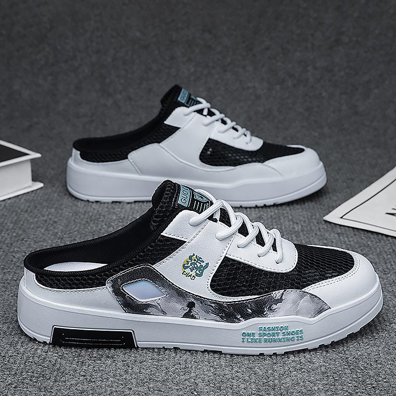 Herren Sport-Slipper Sommer Pantoletten Lässige Sandalen Sommer Sneakers Schuhe für Studenten Übergröße