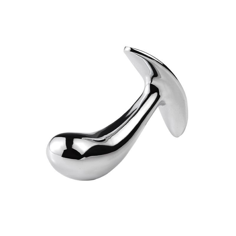 Aluminiumlegierung G-Punkt Flirt Metall Daumenanker Analplug für Weibliche Outdoor Selbstbefriedigung
