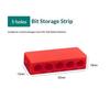 1Pcs 4-32 Hole 1/4 Holder Screwdriver Storage Box Hex Shank Screwdriver Plastic Screwdriver Storage Screwdriver Bit Holder