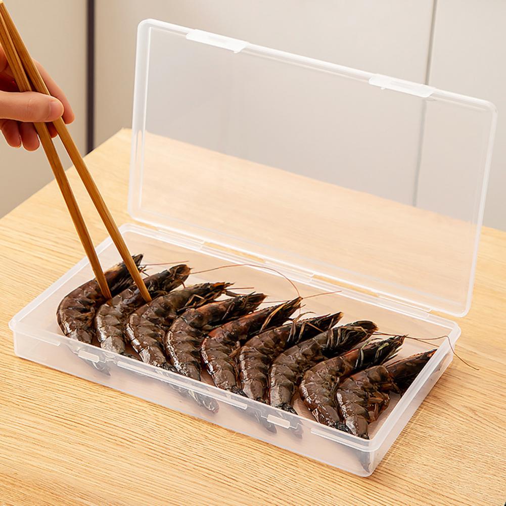 Frozing Meat Box Food Storage Container Food Grade Refrigerator Storage Box with Lid for Meat Vegetables Capacity for Fruit