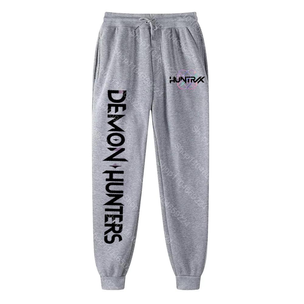 Kpop Dämonenjäger Hose Streetwear Herren Damen Jogging Sweatpants Print Laufhose Sport Übergroße Jogginghose