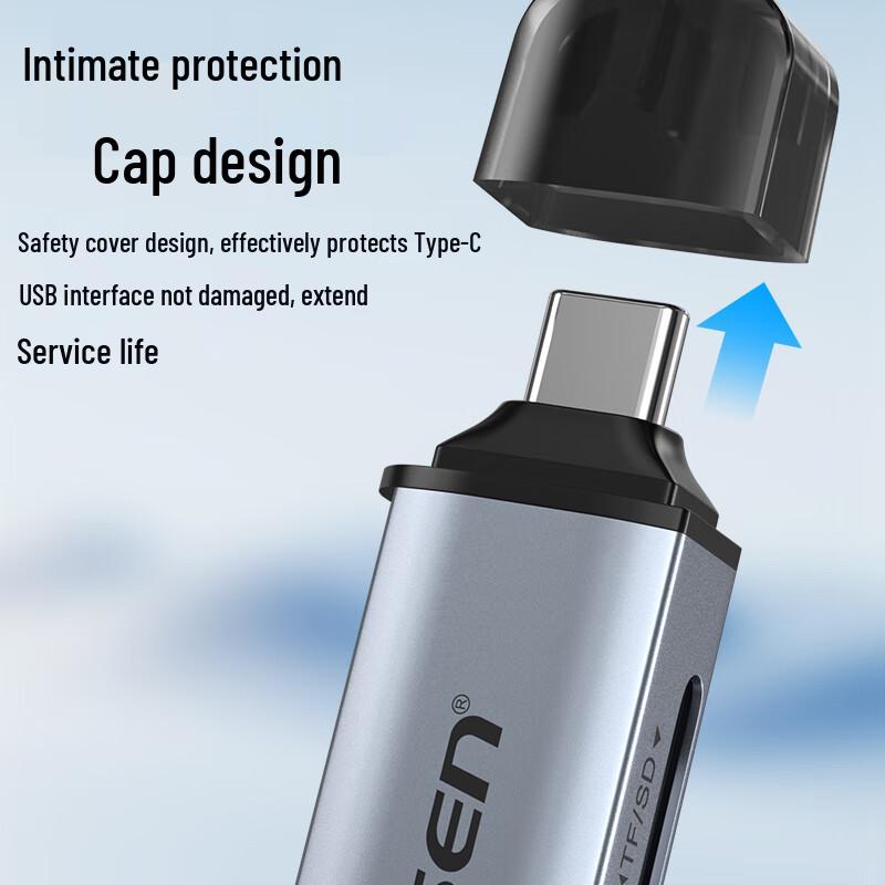 Pisen USB 3.0 Type-C 2-in-1 SD/TF Card Reader