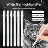 Waterproof White Gel Pen Opaque White Acrylic Paint Pen New Opaque White Pen  Sketching